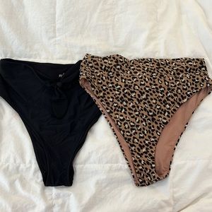 AERIE super high waisted swim bottoms